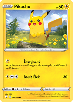 Pikachu-V (43/203) [Carte Pokémon Cartes à l'Unité Français