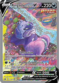 Carte Pokémon V – Mots clés Roigada– Cartes Pokémon