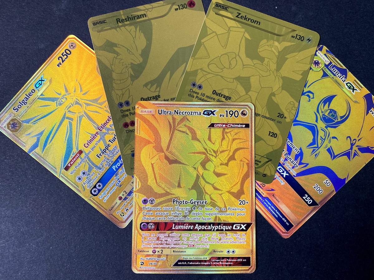 All Gold Pokemon Cards