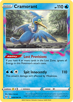 Cramorant 050/196 Pokémon card from Lost Origin for sale at best price