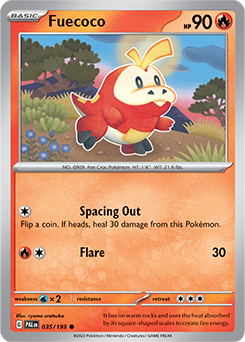 Fuecoco 035/193 Pokémon card from Paldea Evolved for sale at best price