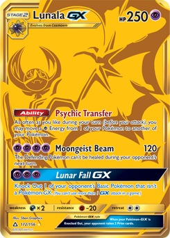 Lunala GX 66/149 - Ultra Rare Full Holo Sun & Moon Pokemon Card - Near Mint